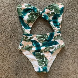 Hollister Twist Front One Piece Suit